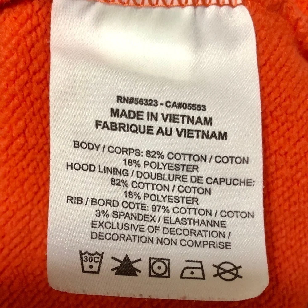 🦜Air Jordan Essentials Orange Hooded Sweatshirt